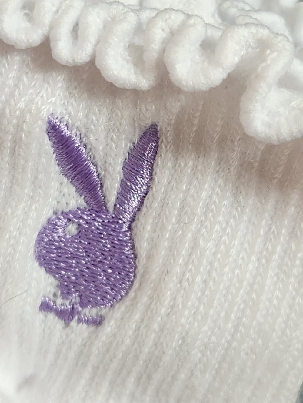 PLAYBOY 6-pair Ruffle Quarter Socks - Picture 10 of 10